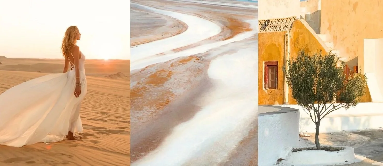 Desert Elopement, Orange tones