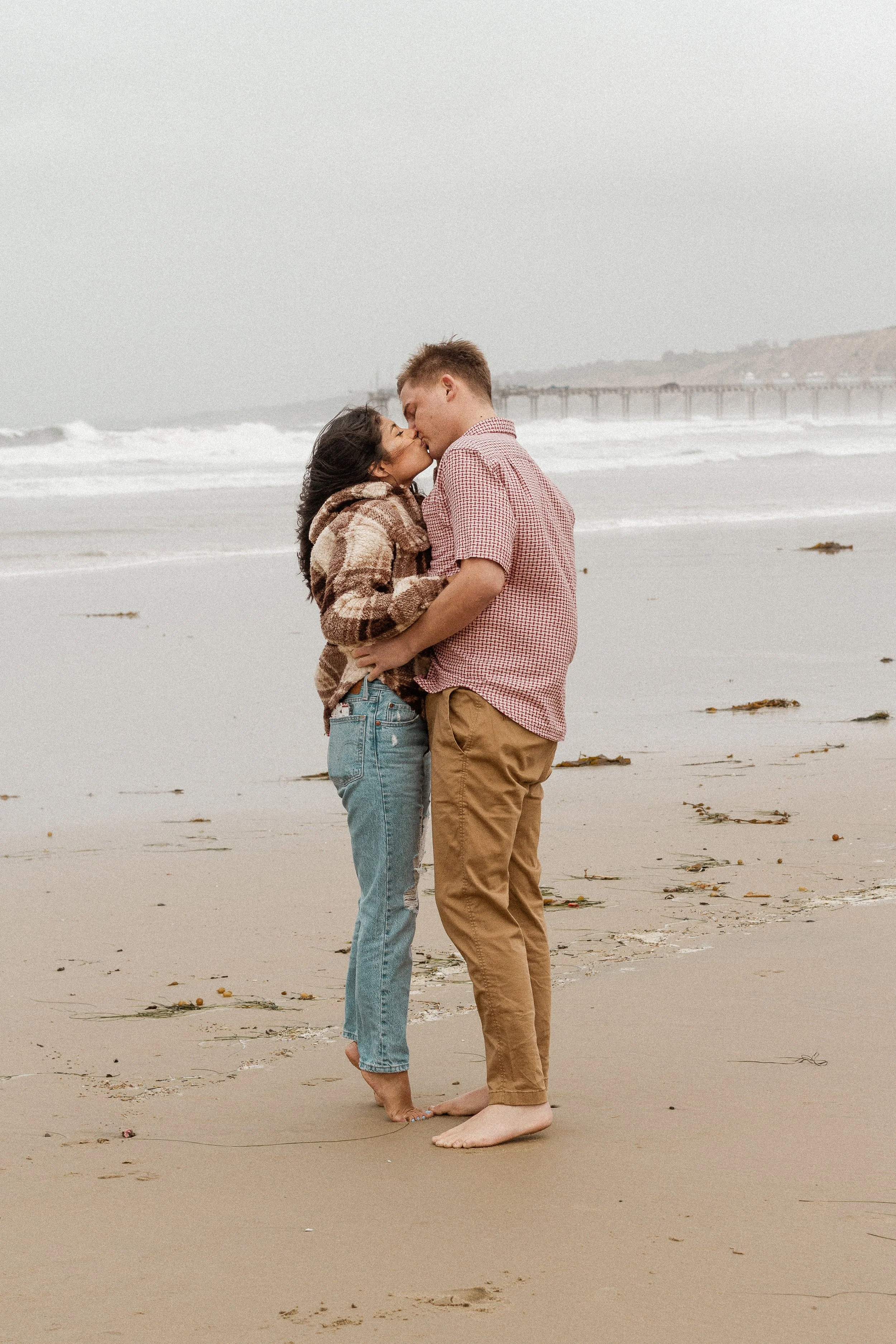 La Jolla Beach Couple Photos