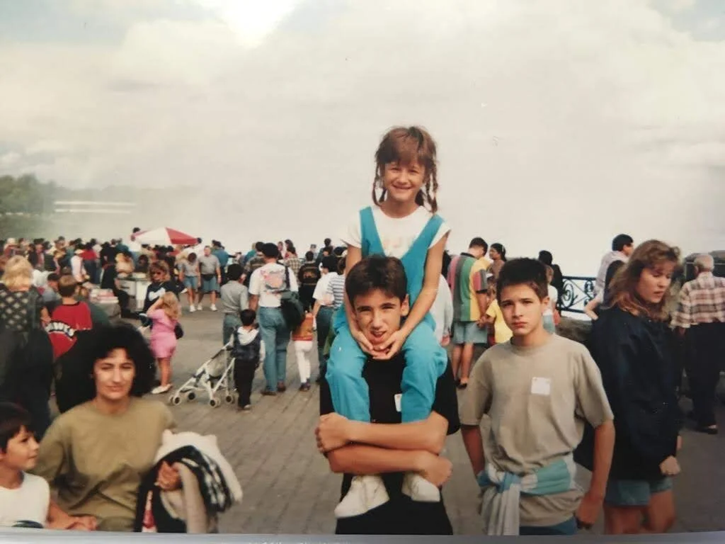 1997 - Niagara Falls with Ruxandra and his cousins