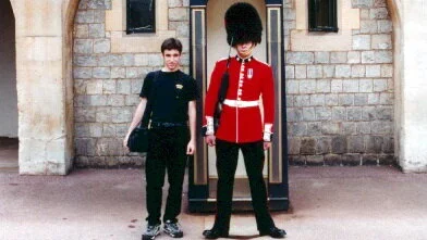 2000 -  London, in front of Buckingham Palace