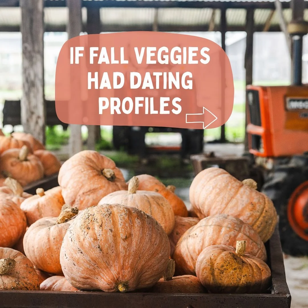Fall in love with Fall Veggies ❤️🥔🥕🥦 Which one would you choose?

Ordering is open for weekend deliveries and we are STOCKED with fall veggies from local farms. Find out for yourself what a difference in-season, harvested to order ingredients make