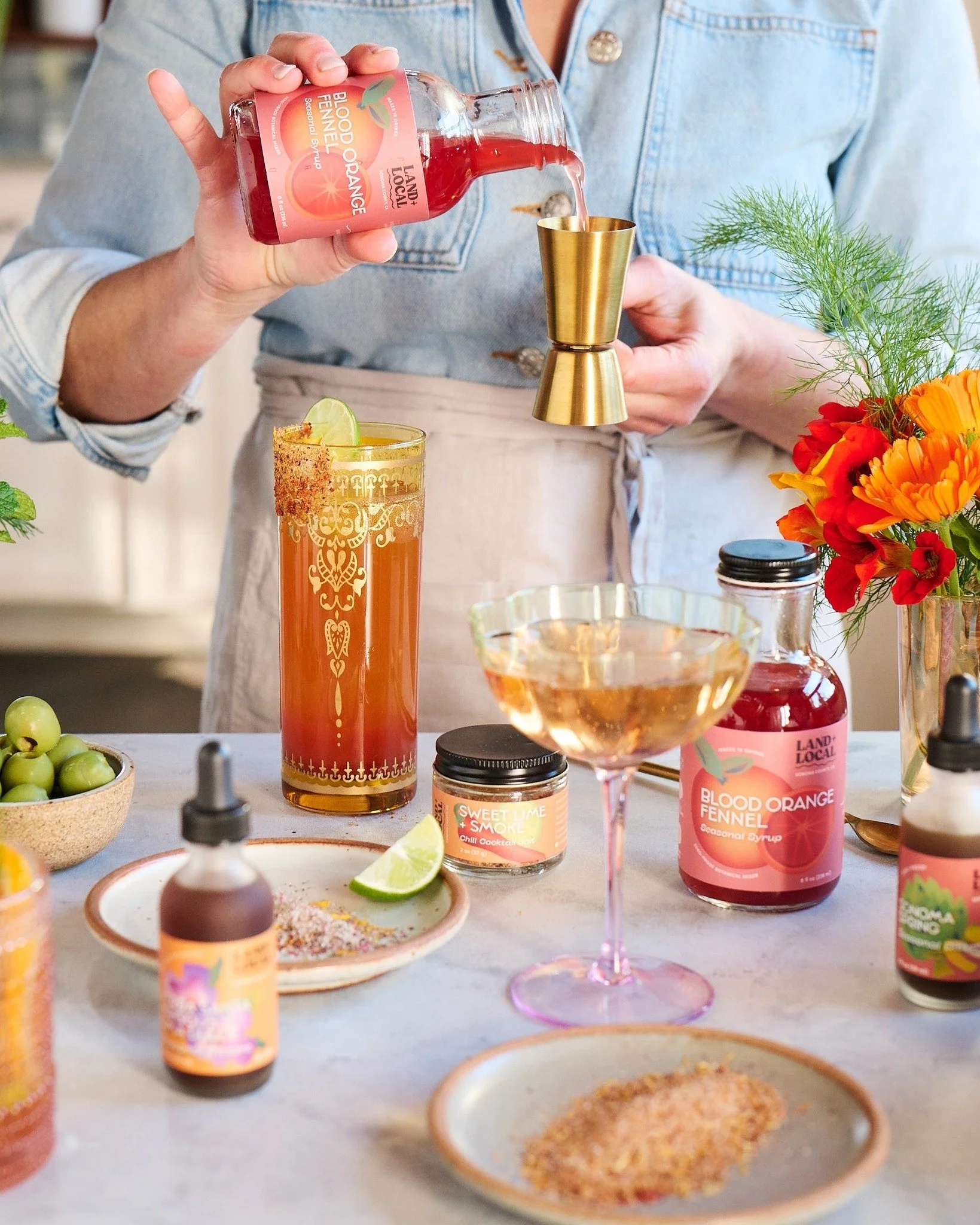 @landandlocal botanical mixers are now available to 
@feed_cooperative customers! We are so excited to offer this beautiful line of mixers that are hand-crafted and ethically sourced using seasonal ingredients from in and around our foodshed of Sonom