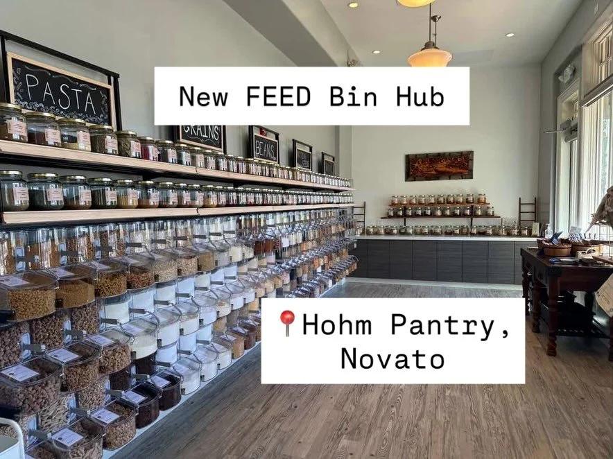 New FEED Bin Hub in Novato! @feed_cooperative is excited to partner with @hohmpantry as the newest pickup spot for FEED&rsquo;s weekly box of fresh produce from local + regional farms. The fruits and veggies inside are as fresh as it gets and a refle