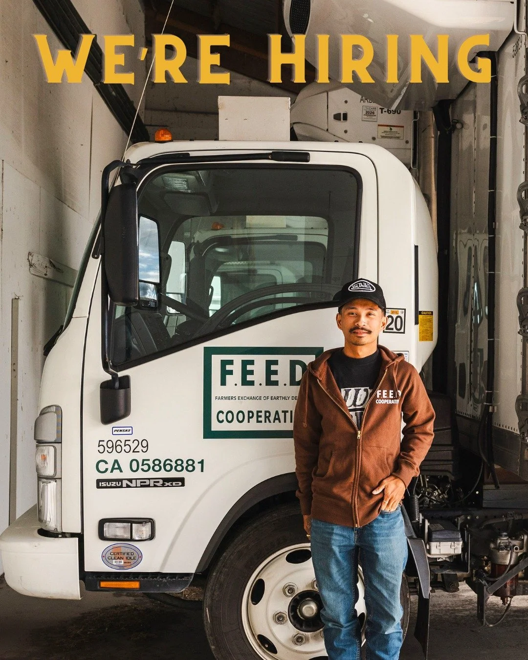 We&rsquo;re hiring! FEED is seeking a part-time delivery driver for 25-30 hours per week in our farmer- and employee-owned food hub. The ideal candidate is a vibrant, passionate, and disciplined self-starter, who can help us fulfill our mission to cr
