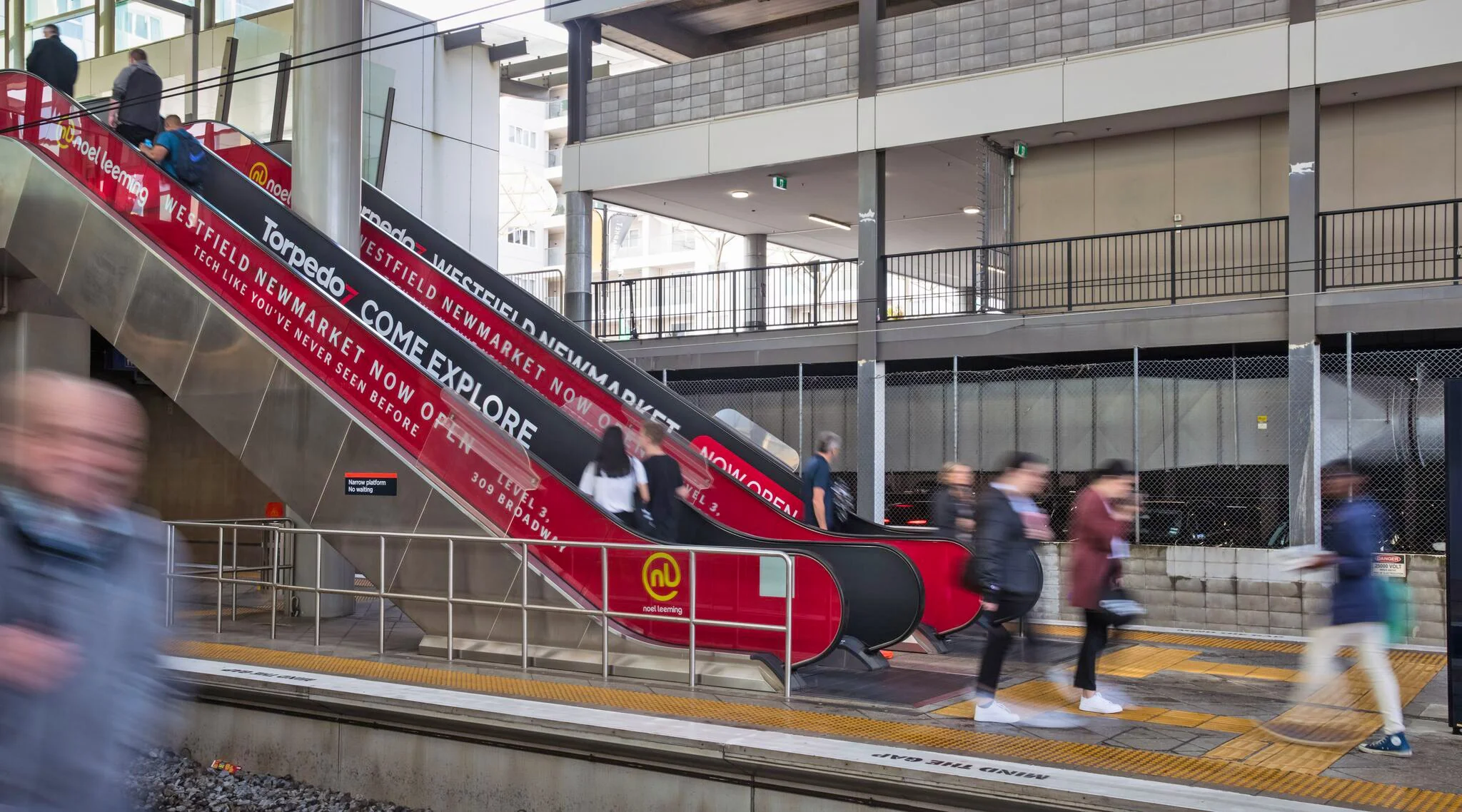 Newmarket Station Escalator Decal 