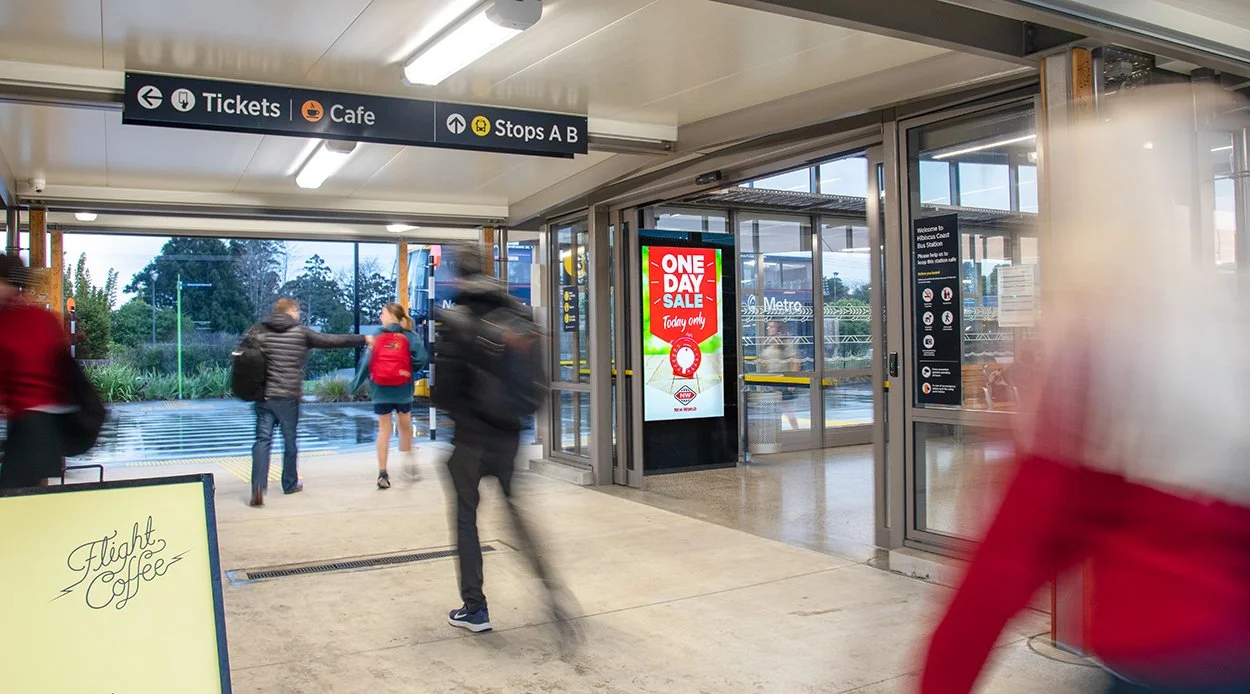 Hibiscus Coast Bus Station Ad