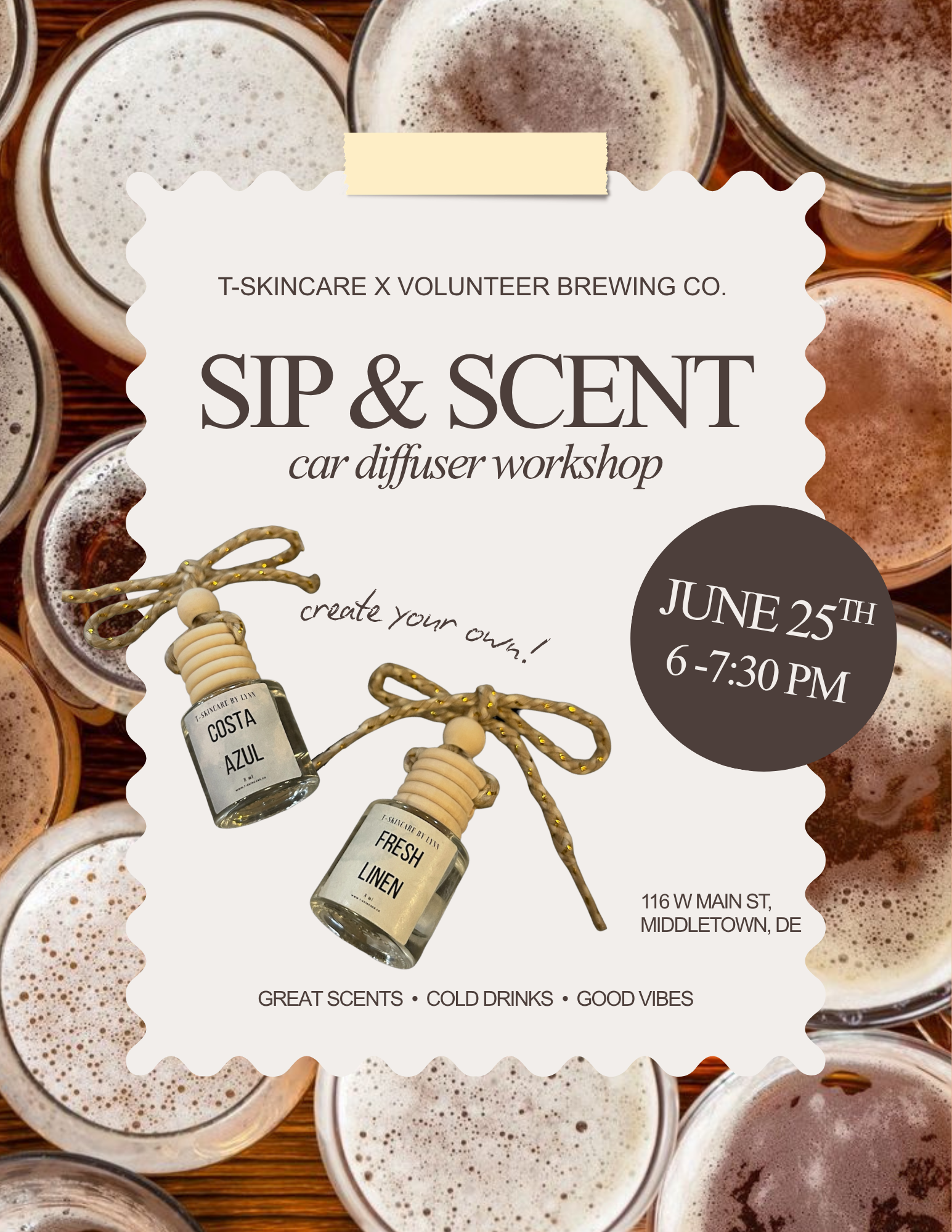 Orange And White Modern Cocktail Party Gathering Flyer.png