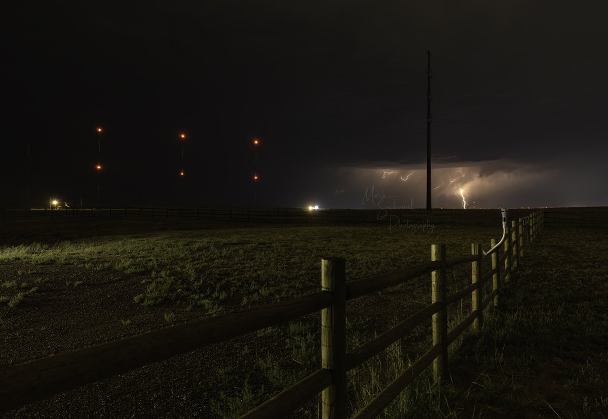 Cheyenne, Wyoming, late night thunderstorm development. A storm that wasn't supposed to be.