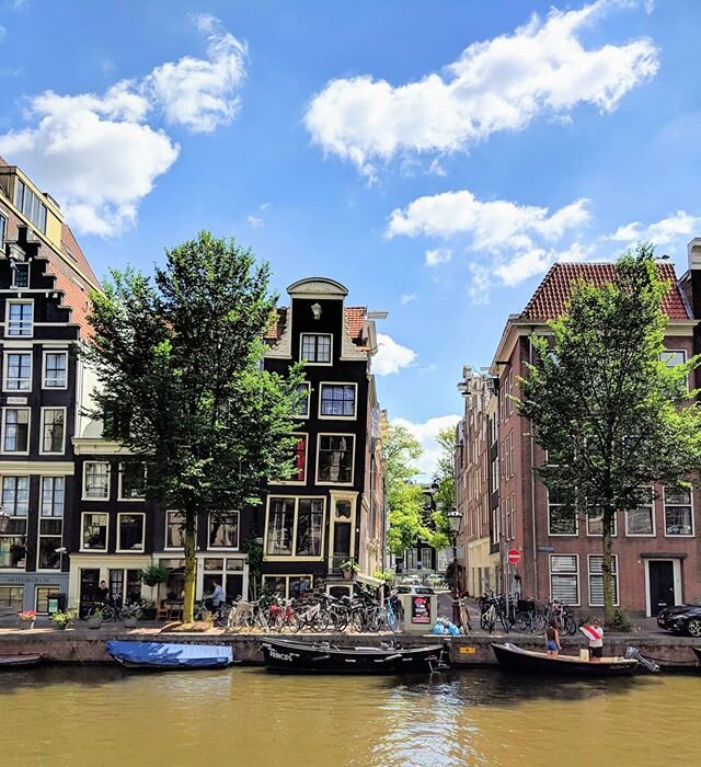 Amsterdam is truly one of the most unique cities I have ever been to. One thing I noticed was how many buildings looked like they are leaning. At the beginning I thought it was just me, then I googled it and found that it is in fact true. There are s