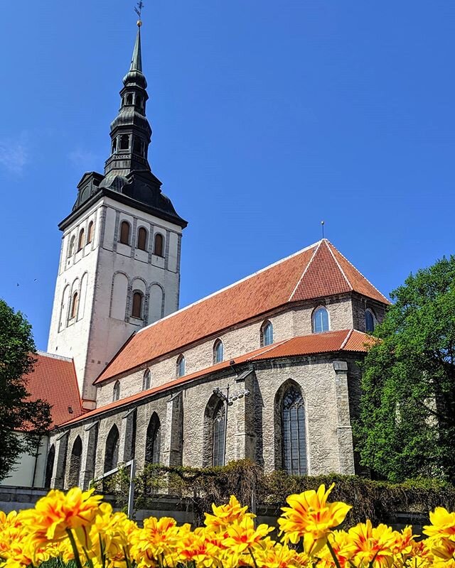 St. Nicholas' Church and Museum in Tallinn.

Originally built in the 13th century, it was partially destroyed in the Soviet bombing of Tallinn in World War II. It has since been restored and today houses the Niguliste Museum, a branch of the Art Muse