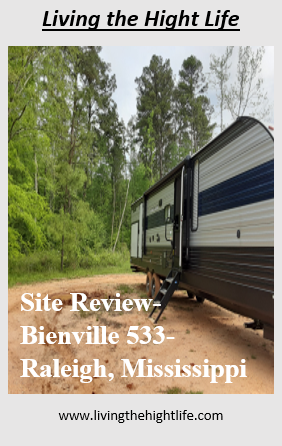 Our free stay location in Raleigh, Mississippi.