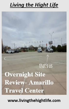 If you are passing through Amarillo, Texas on your travels, and need a place to sleep, this is a great location!