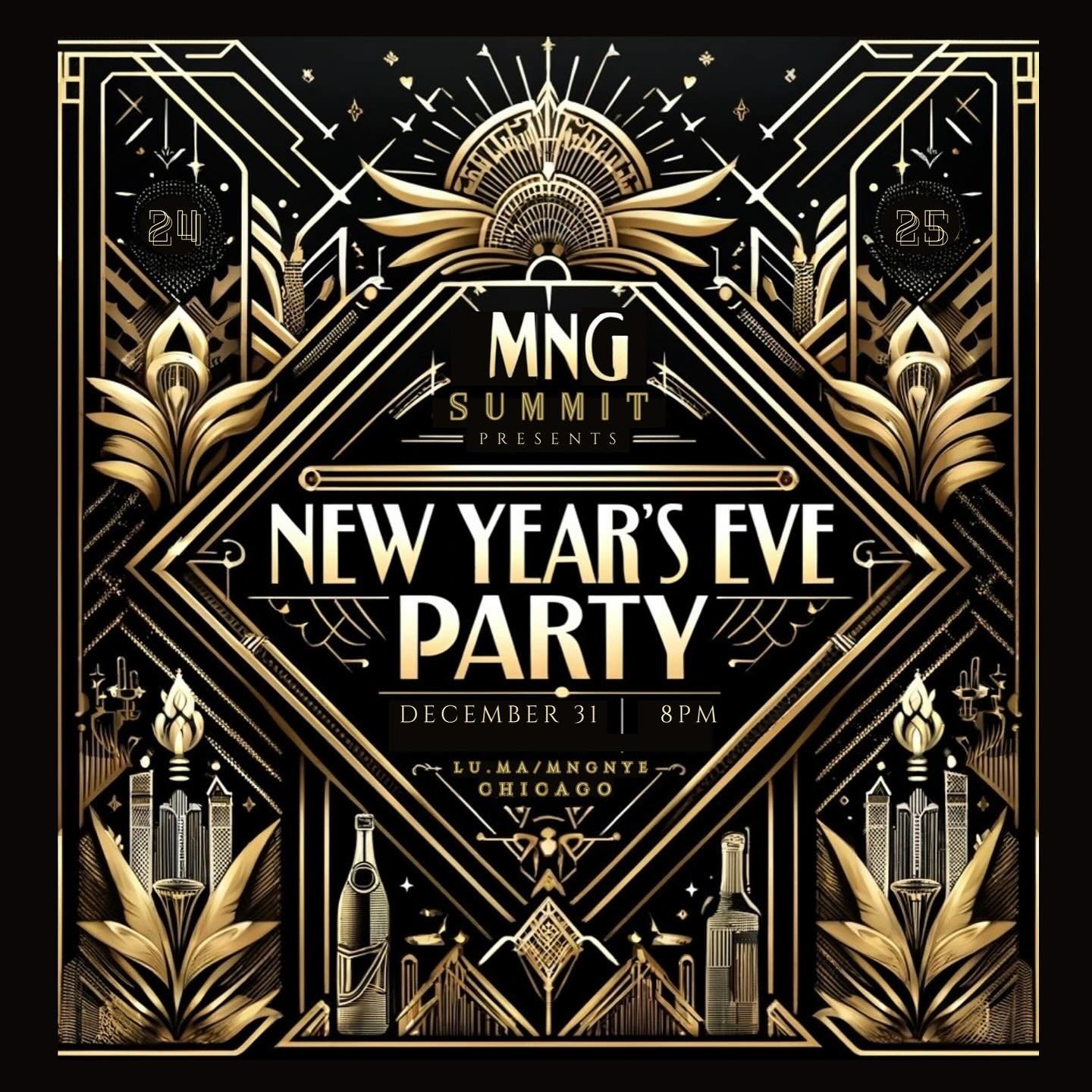 Get ready to step back in time and ring in the New Year with a roaring celebration! Join us for the NYE Celebration 🎉 hosted by @mngsummit on December 31st from 8pm to 1am in Chicago area. We&rsquo;re excited to celebrate 10 years of impact and welc