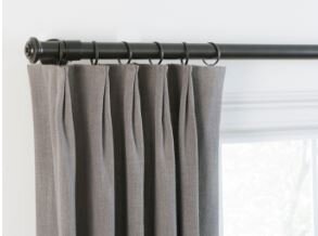 How to: Triple Pinch Pleat Curtains with IKEA Hardware