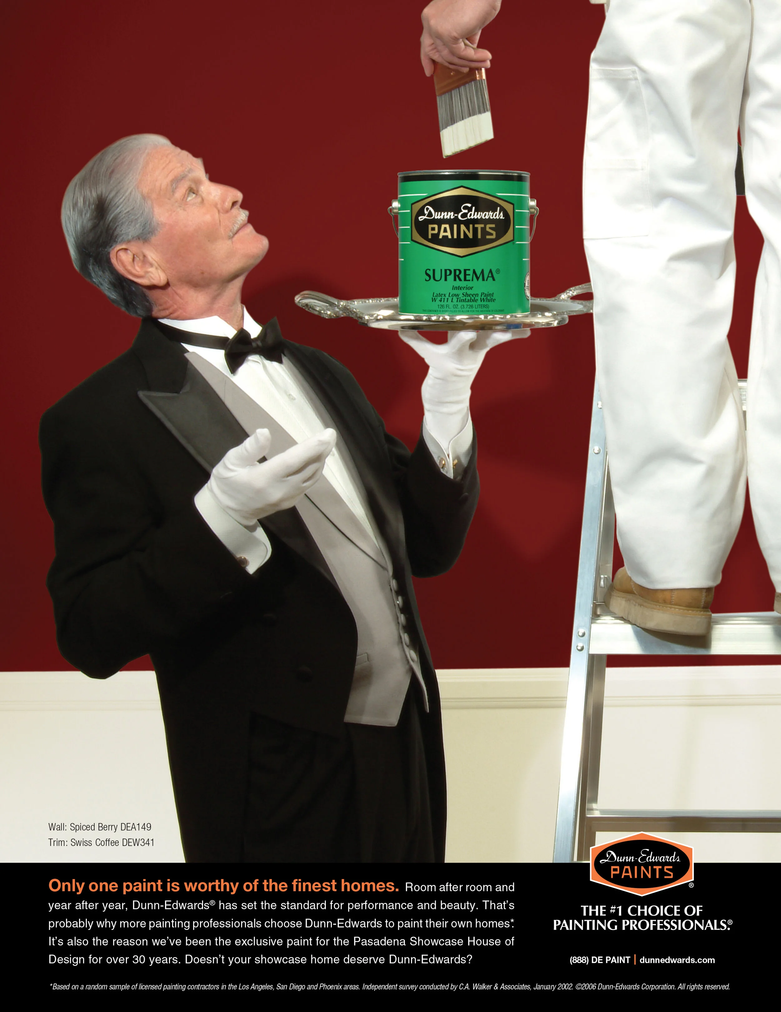  Dunn-Edwards Paints consumer print ad, “Premium Paint” 