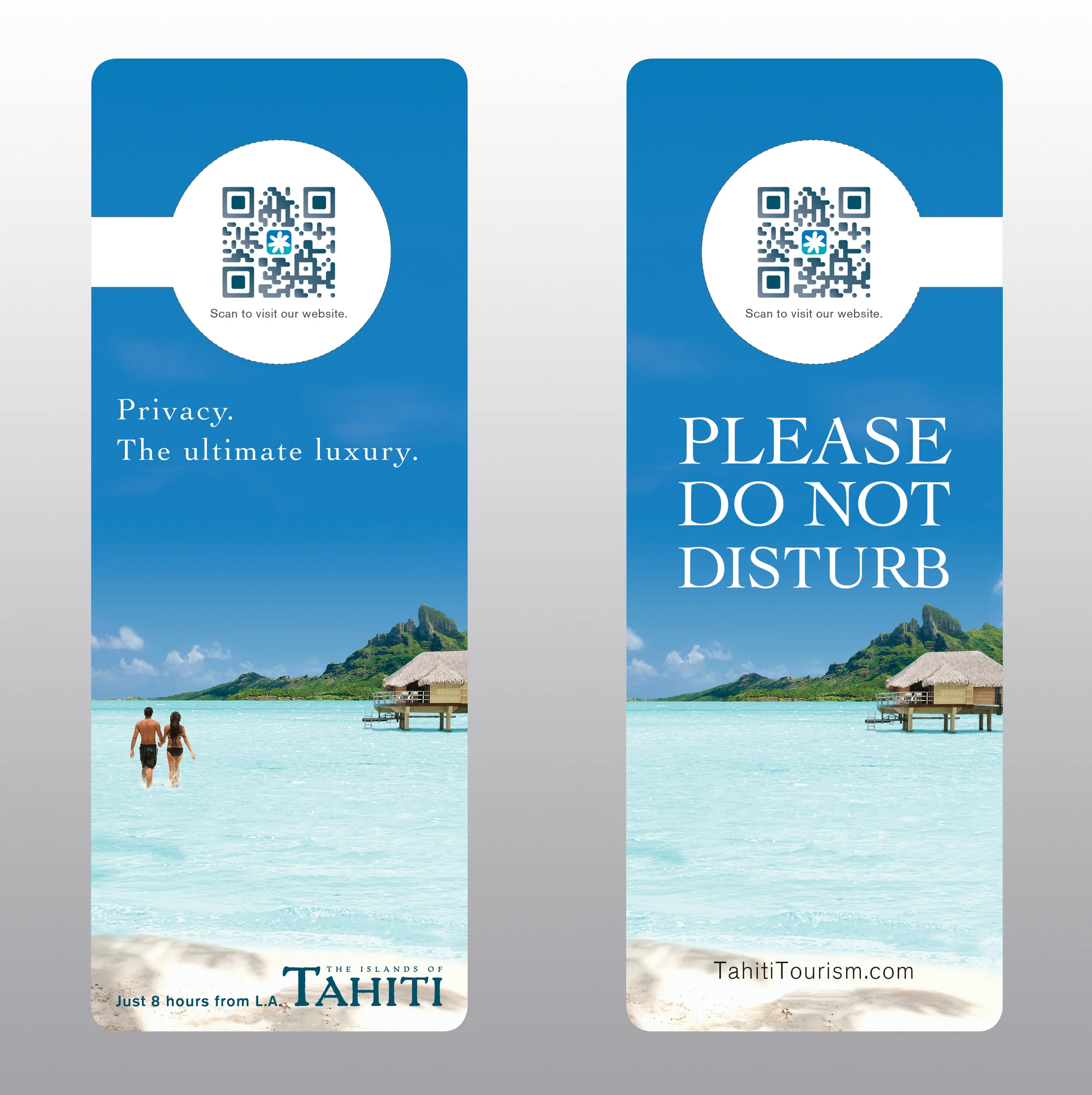  Tahiti door hanger front and back 