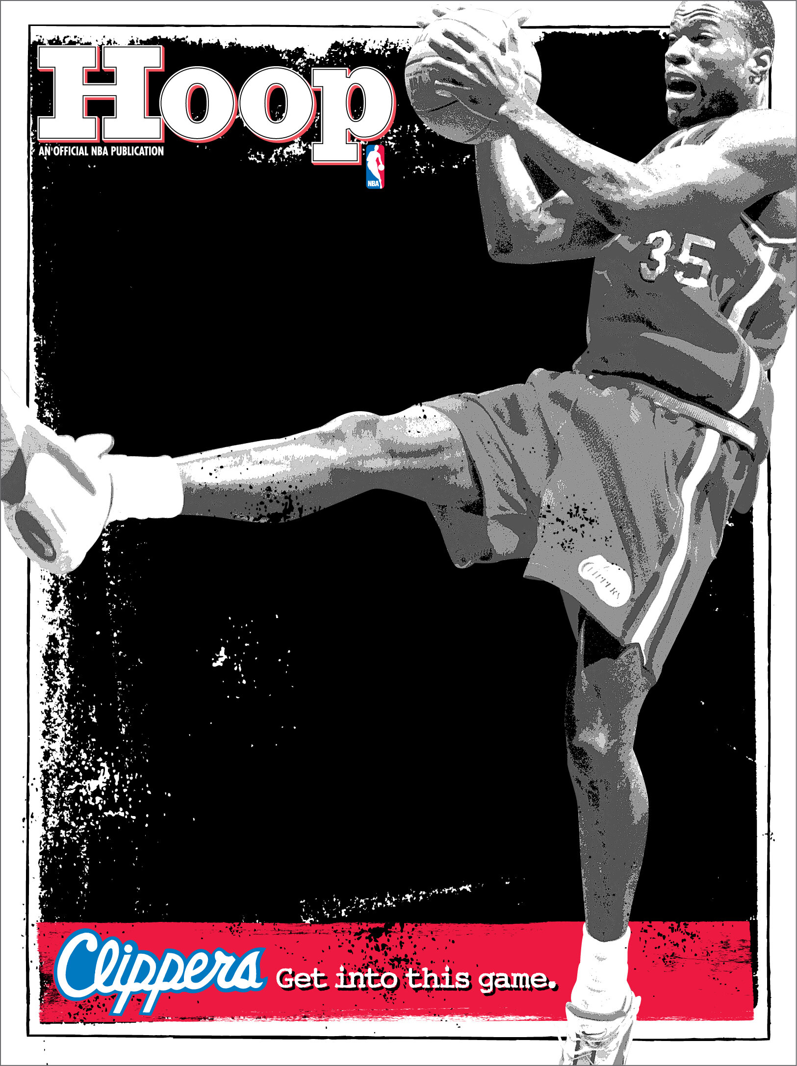 The Los Angeles Clippers program magazine cover
