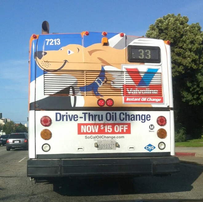  Valvoline Speedy the dog bus back 