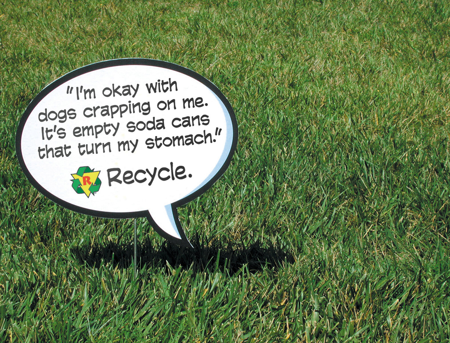  State of California recycling program gorilla tactic posting, print ads and posters 