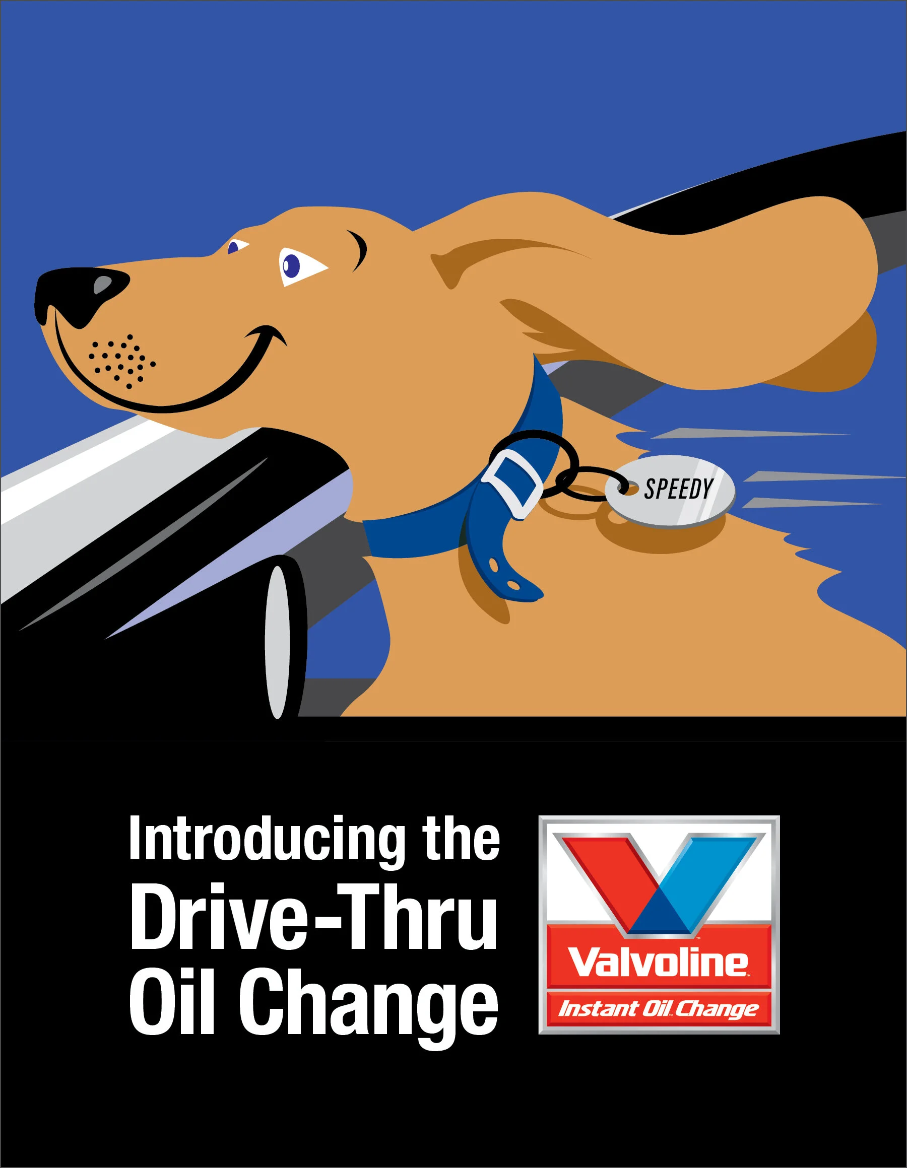  Valvoline Speedy the dog print ad 