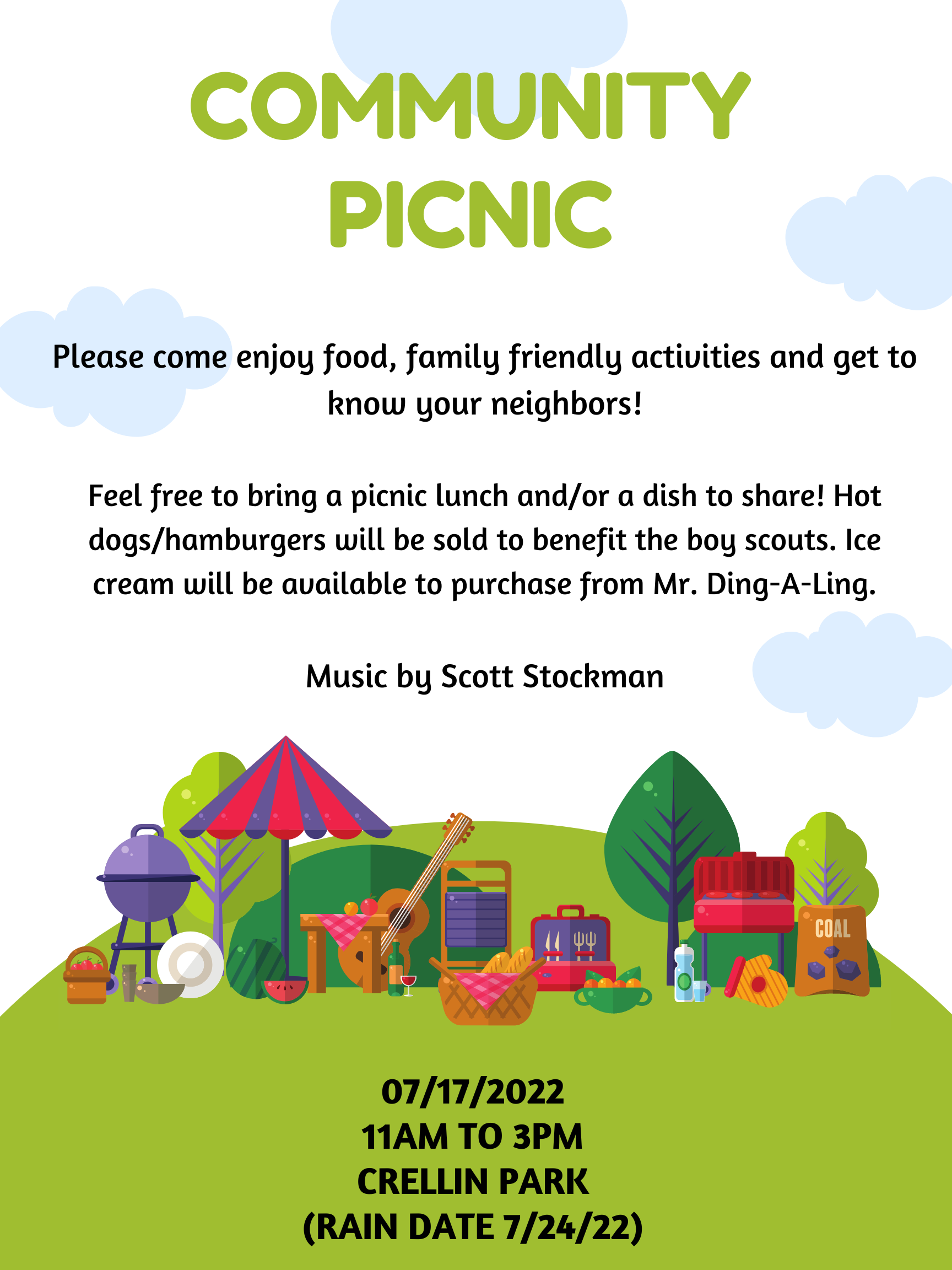 July 17 Community Picnic