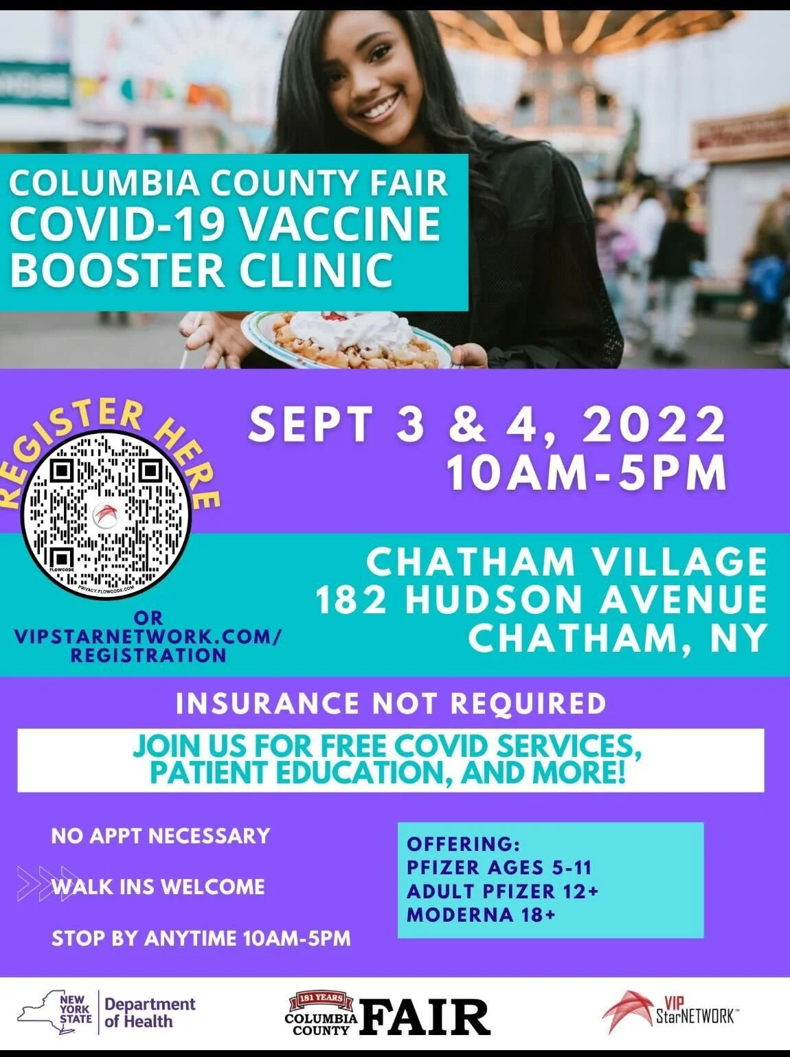 Columbia County Fair COVID-19 Vaccine Booster Clinic
