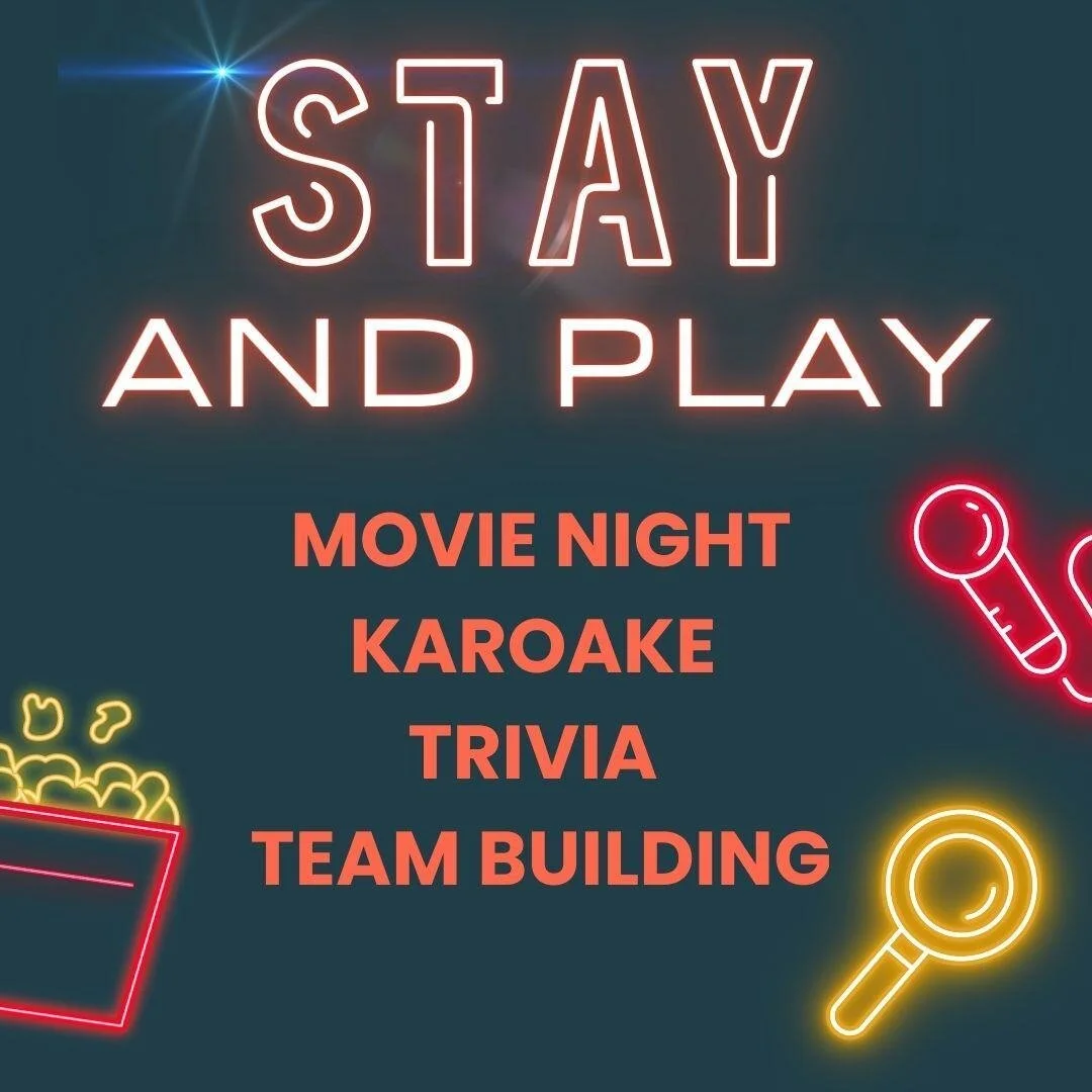 Stay and play! 
Make the most of Urban Camp’s versatile space.
Onsite activities include movie screenings with popcorn, karaoke sessions, trivia nights hosted by Urban Camp staff and team building activities or chose from a range of sporting eq