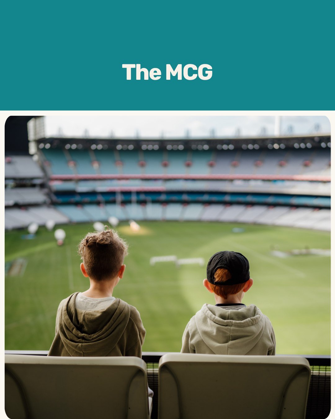 100,023 at the AFL Grand Final. 97,835 at the preliminary final. 100,021 at Melbourne&rsquo;s first NFL game. 

All at the MCG in one September. Those numbers are enormous, but it&rsquo;s hard to grasp the scale until you stand inside the stadium you