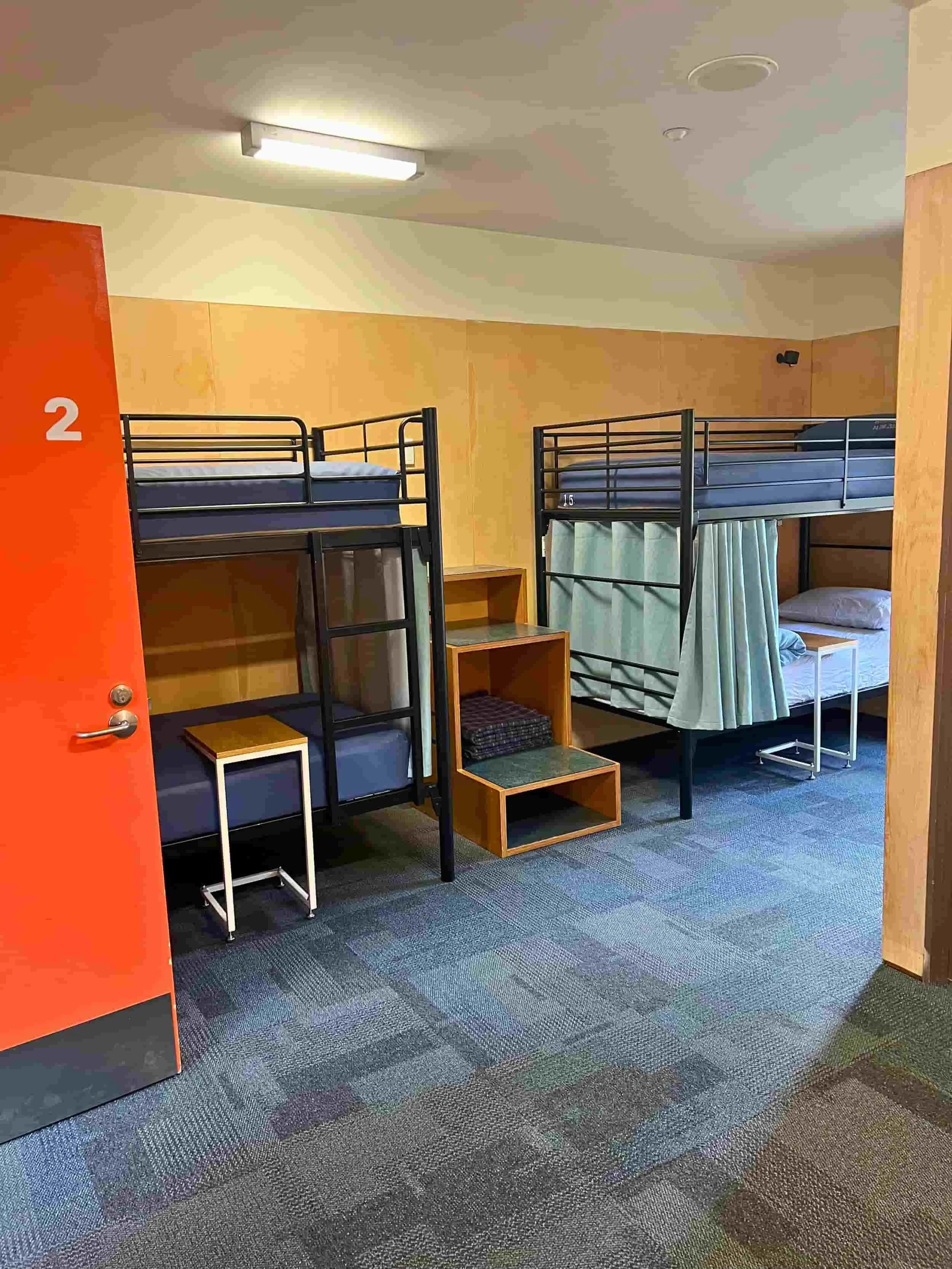 4 bed dorm room at urban camp