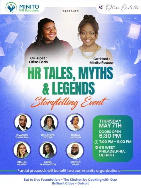 HR Tales, Myths &amp; Legends Storytelling Hosted By Monito HR Solutions + Otisa Eads LLC
