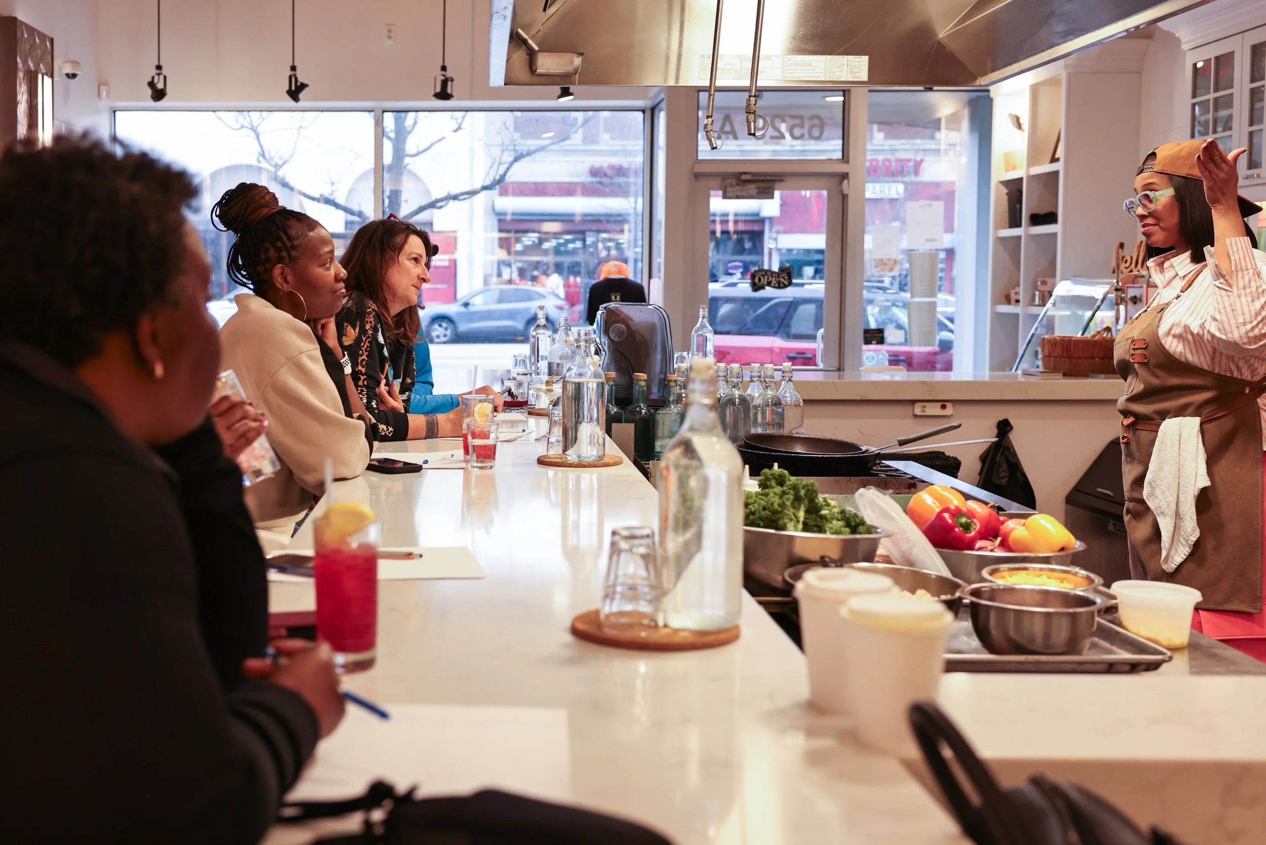 Entrepreneurs learning from Quiana Rice