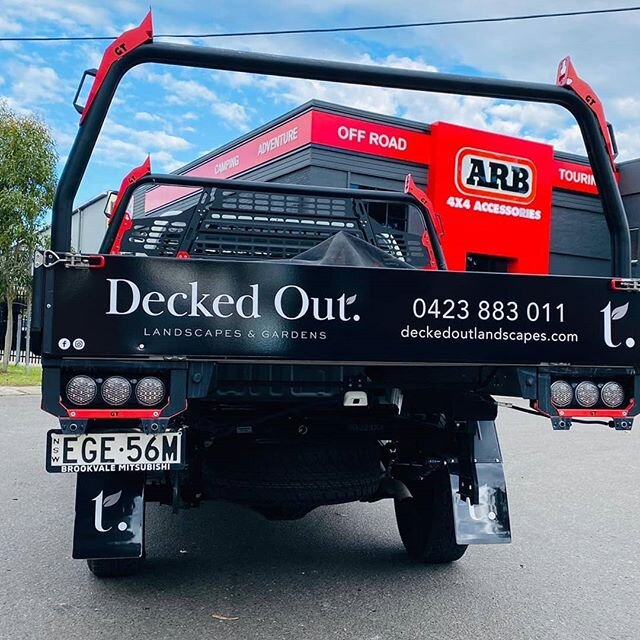 New sign writing on the work ute. Fabio @visuallaunchsignage  did an amazing job and an awesome bloke to deal with.