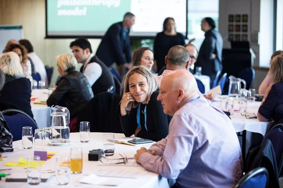 Keri Wano (TSB Trust) and Jonathan Bell (Eastern &amp; Central Community Trust)