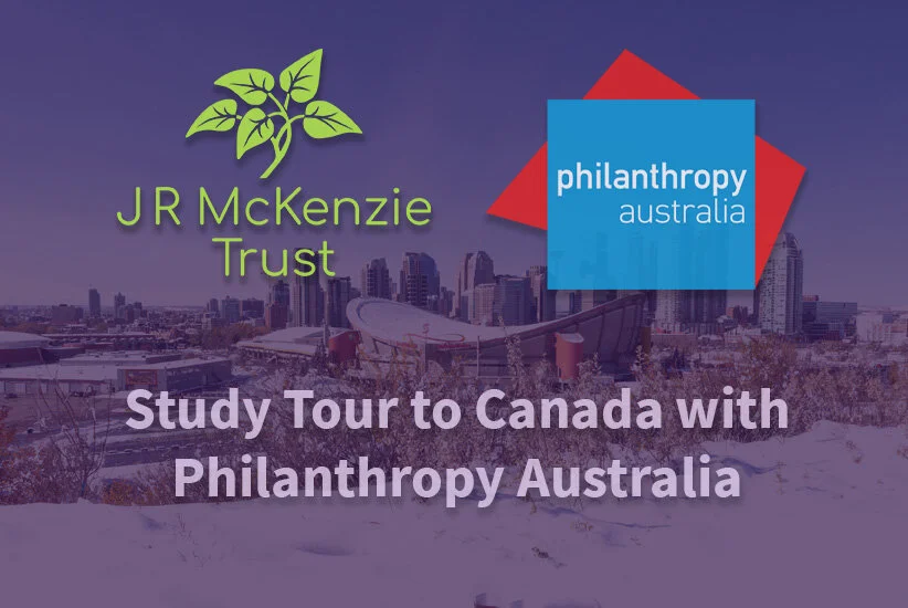 Study Tour to Canada with Philanthropy Australia