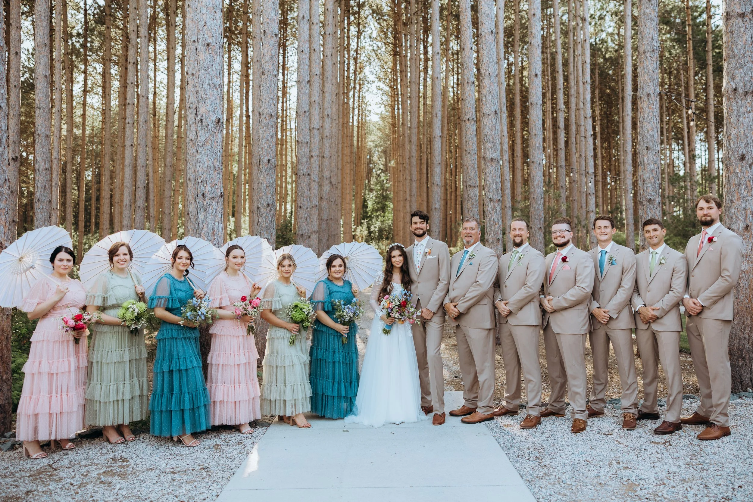 Julia &amp; Spencer Wedding Day - Pinewood Weddings and Events