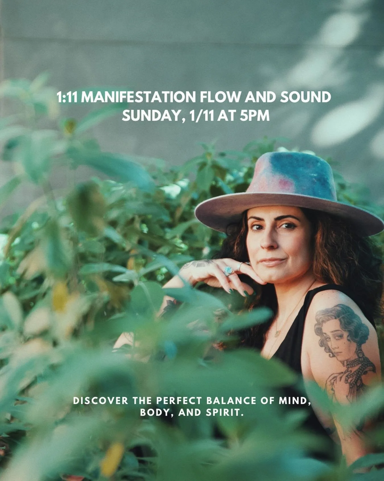 ✨ 1:11 Manifestation Yoga and Sound ✨

Sunday, 1/11 5pm @the.blank.space.yoga 

1:11 is a powerful manifestation portal where intention and awareness align. This moment invites you to pause, listen, and consciously choose what you are calling in.

Th