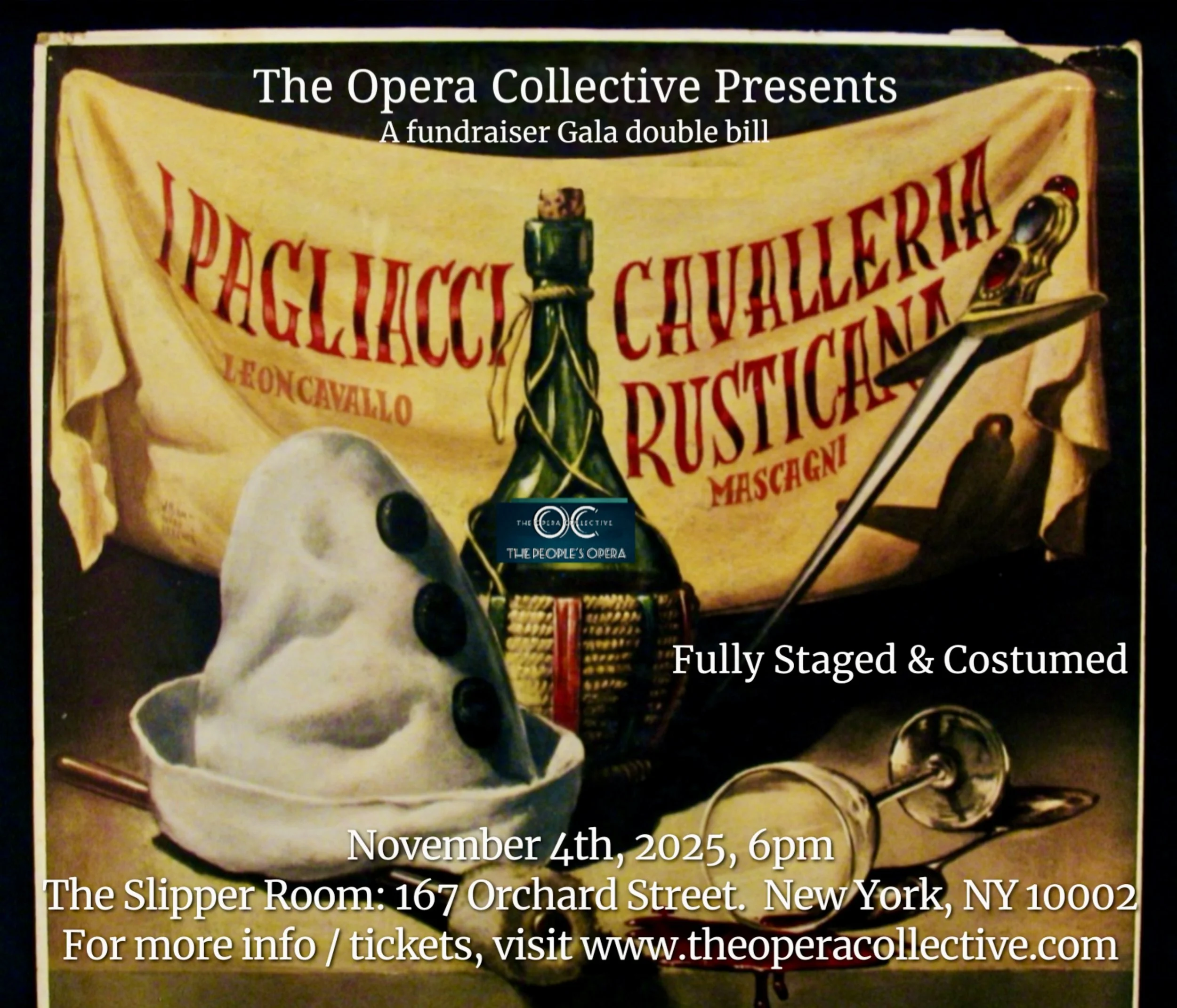 Fundraising event: Cavalleria Rusticana/I Pagliacci Double Bill!