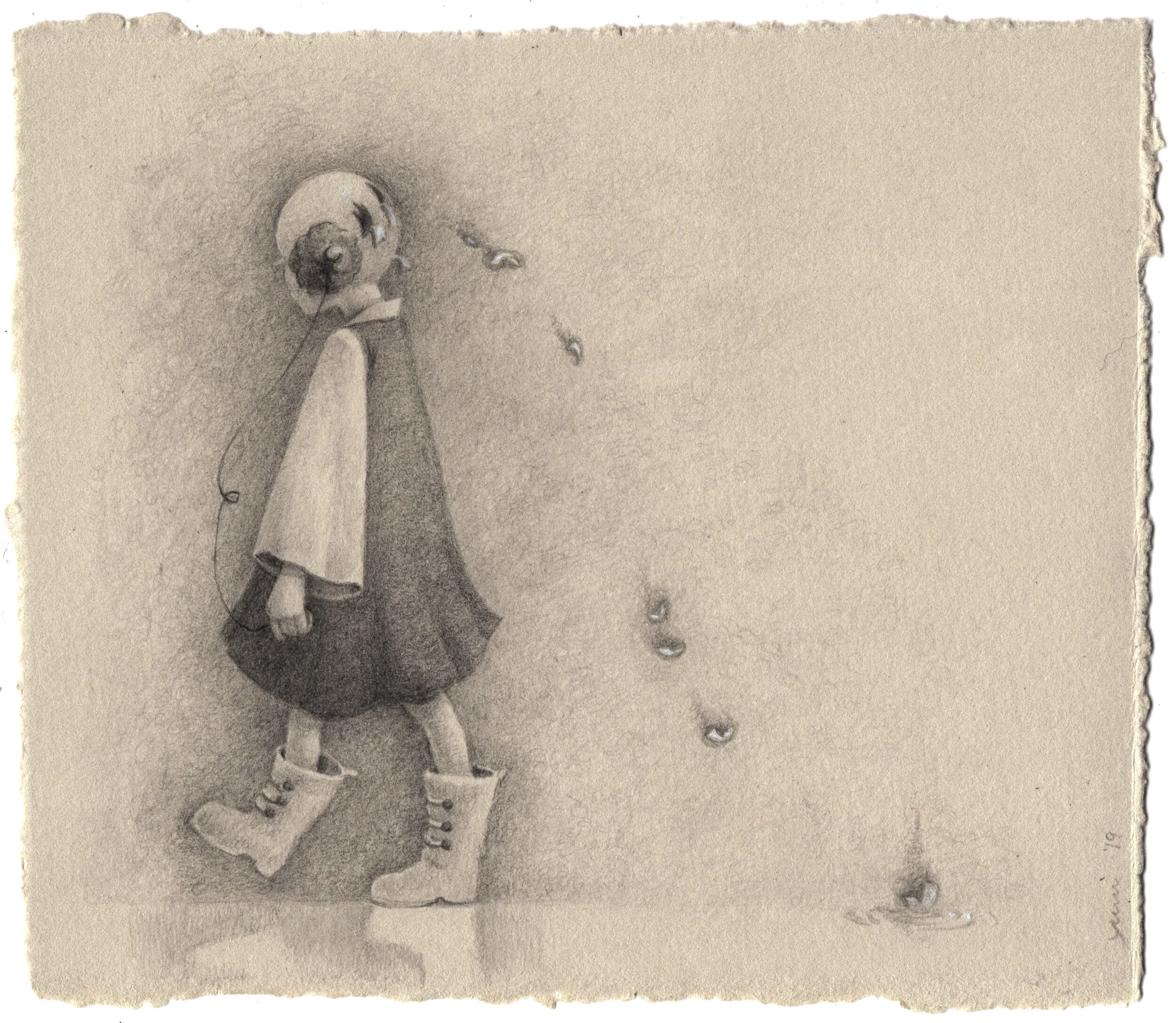 Graphite on Toned Paper (2019)