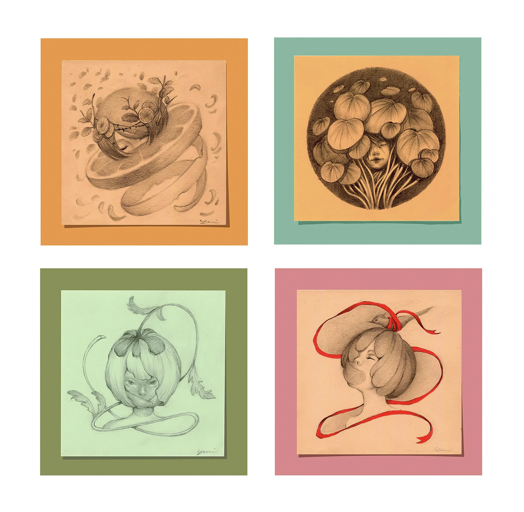 Mixed Media on Post-It Notes (2019)