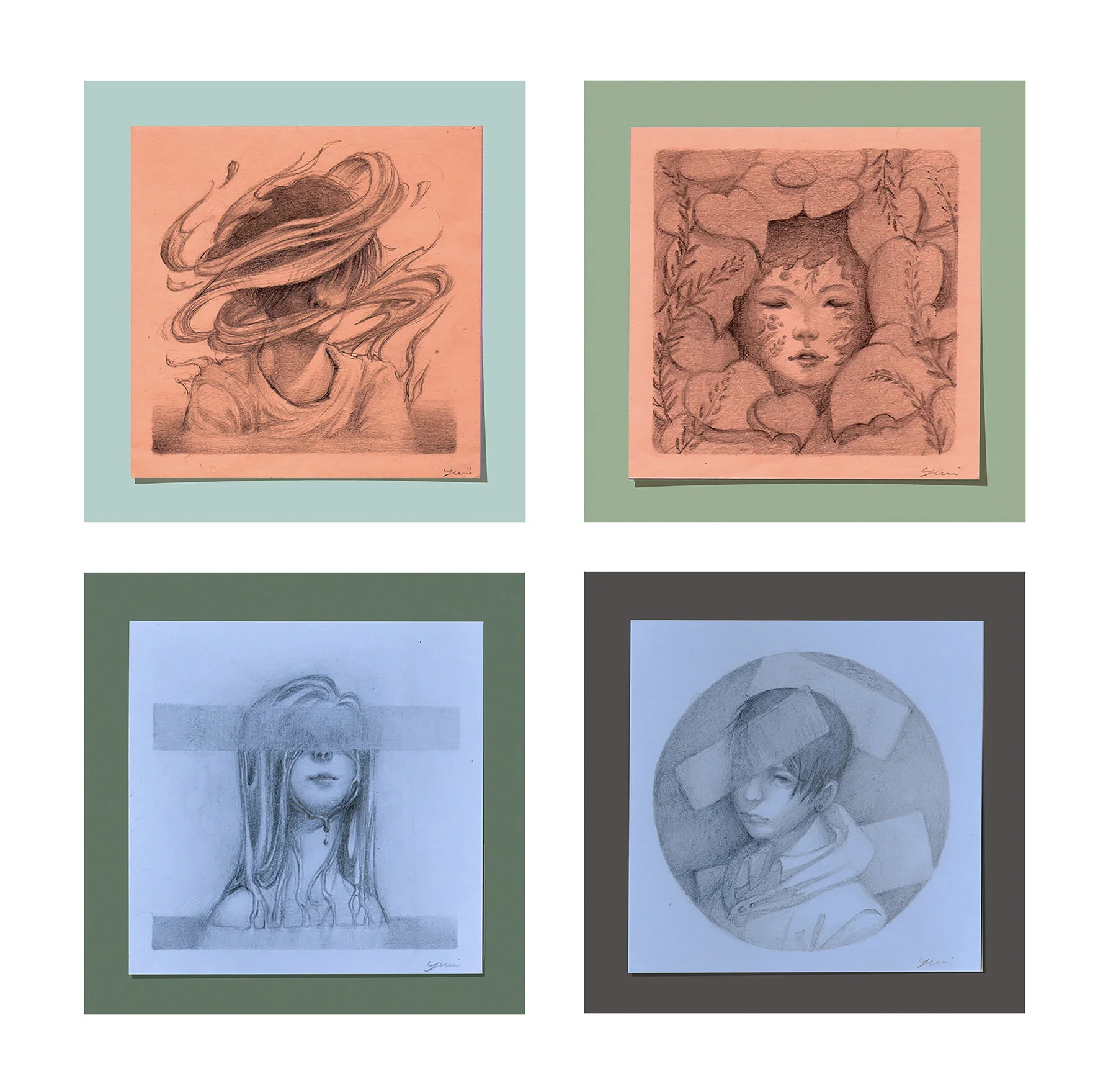 Mixed Media on Post-It Notes (2019)