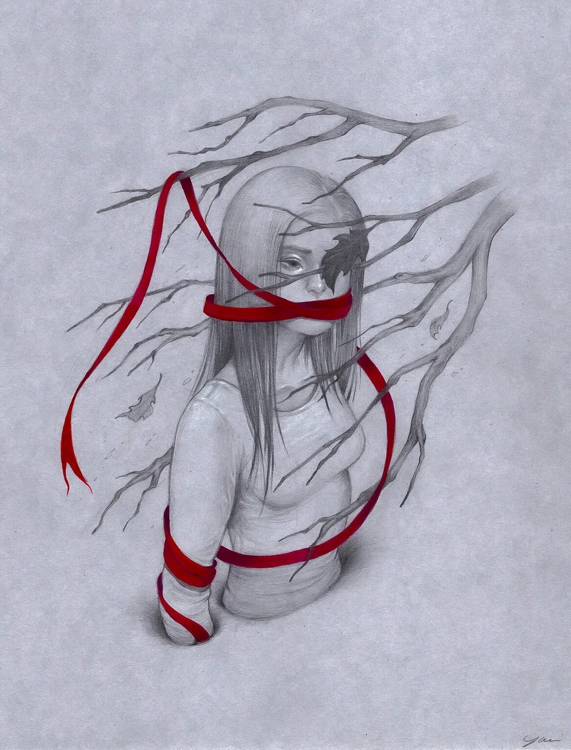 Graphite & Gouache on Toned Paper (2020)