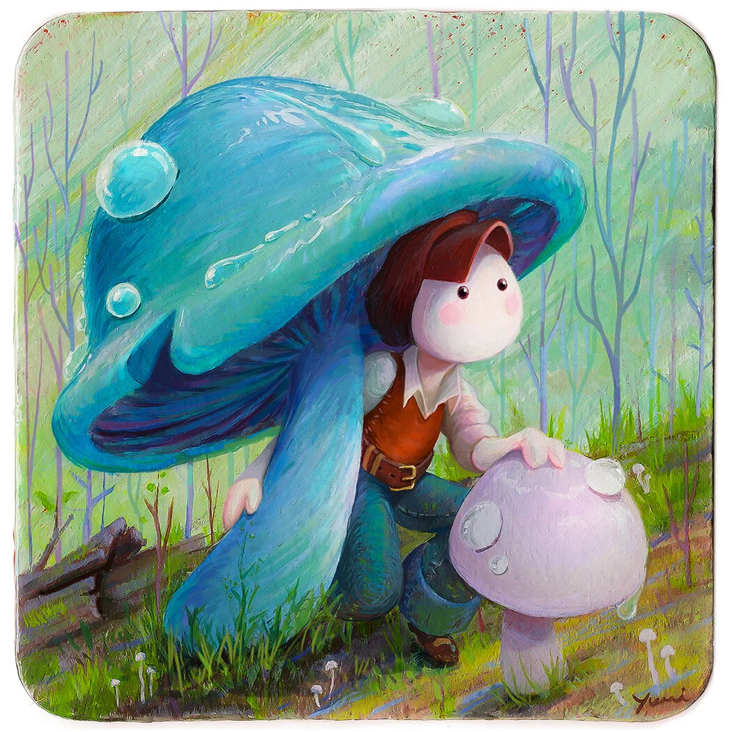 Acrylic on Coaster (2018)