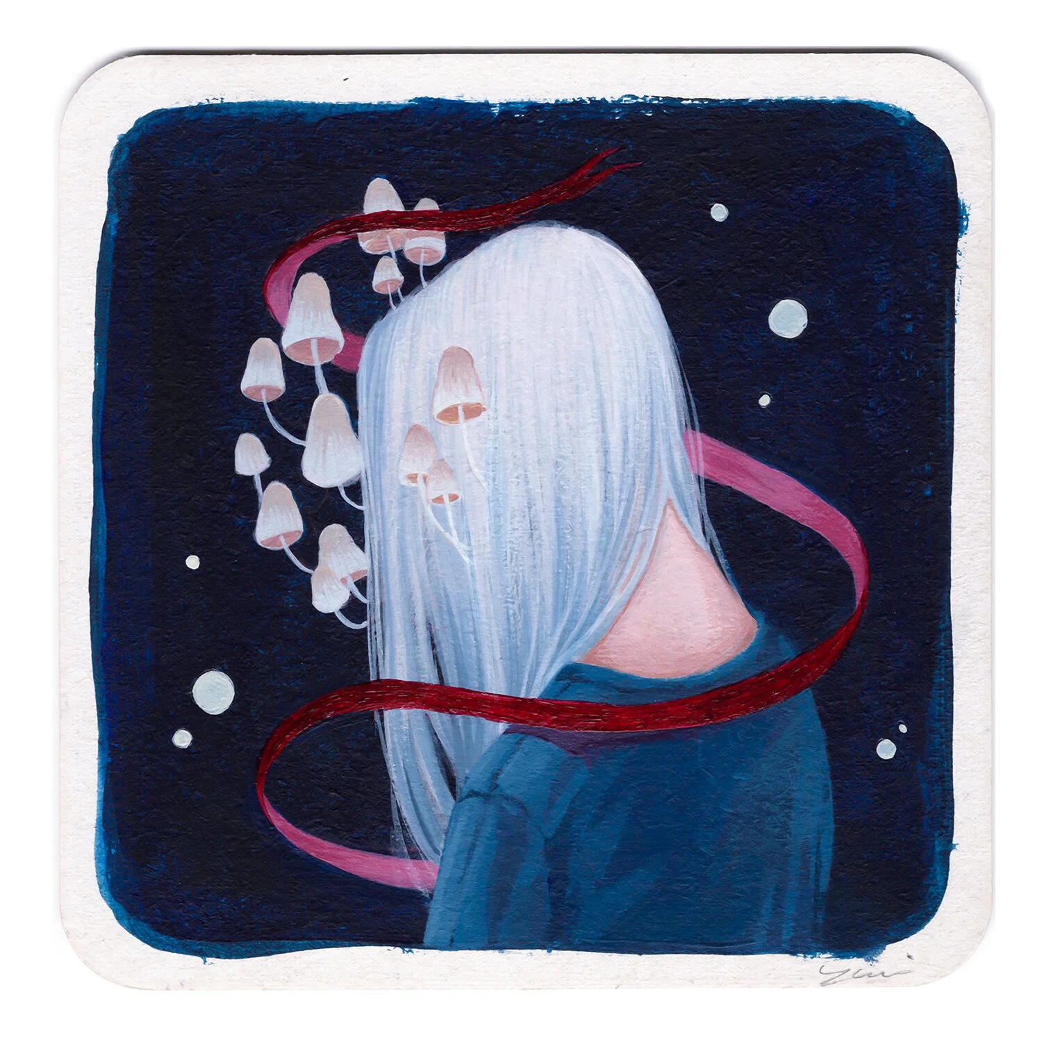 Acrylic on Coaster (2020)