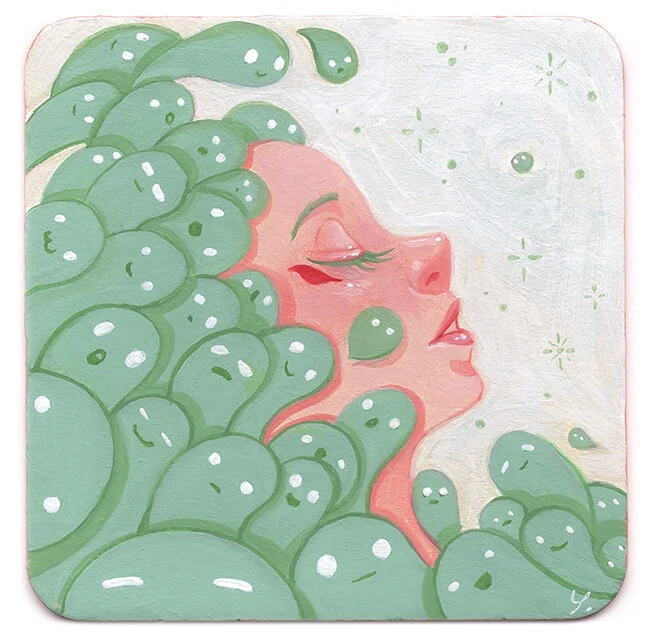 Acrylic on Coaster 2021