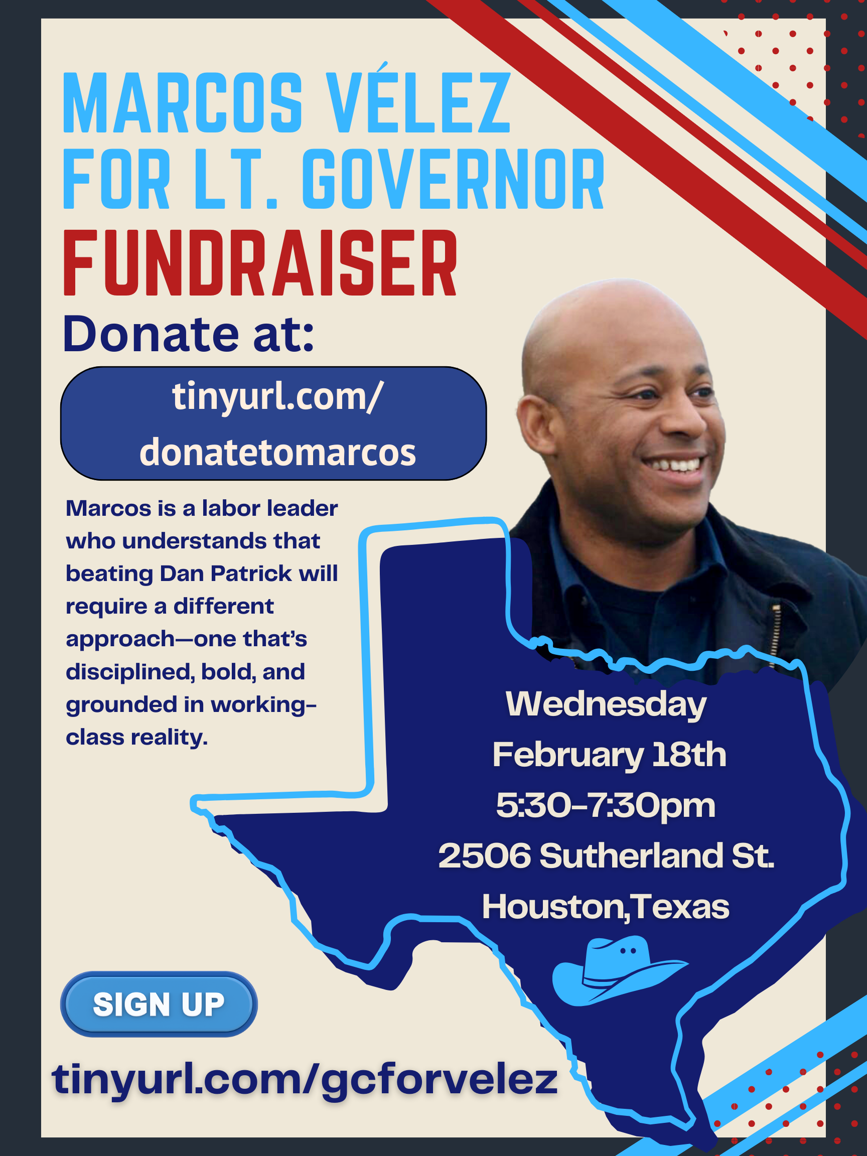 Marcos Vèlez Fundraiser