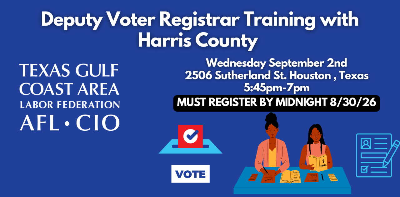 Deputy Voter Registrar Training with Harris County