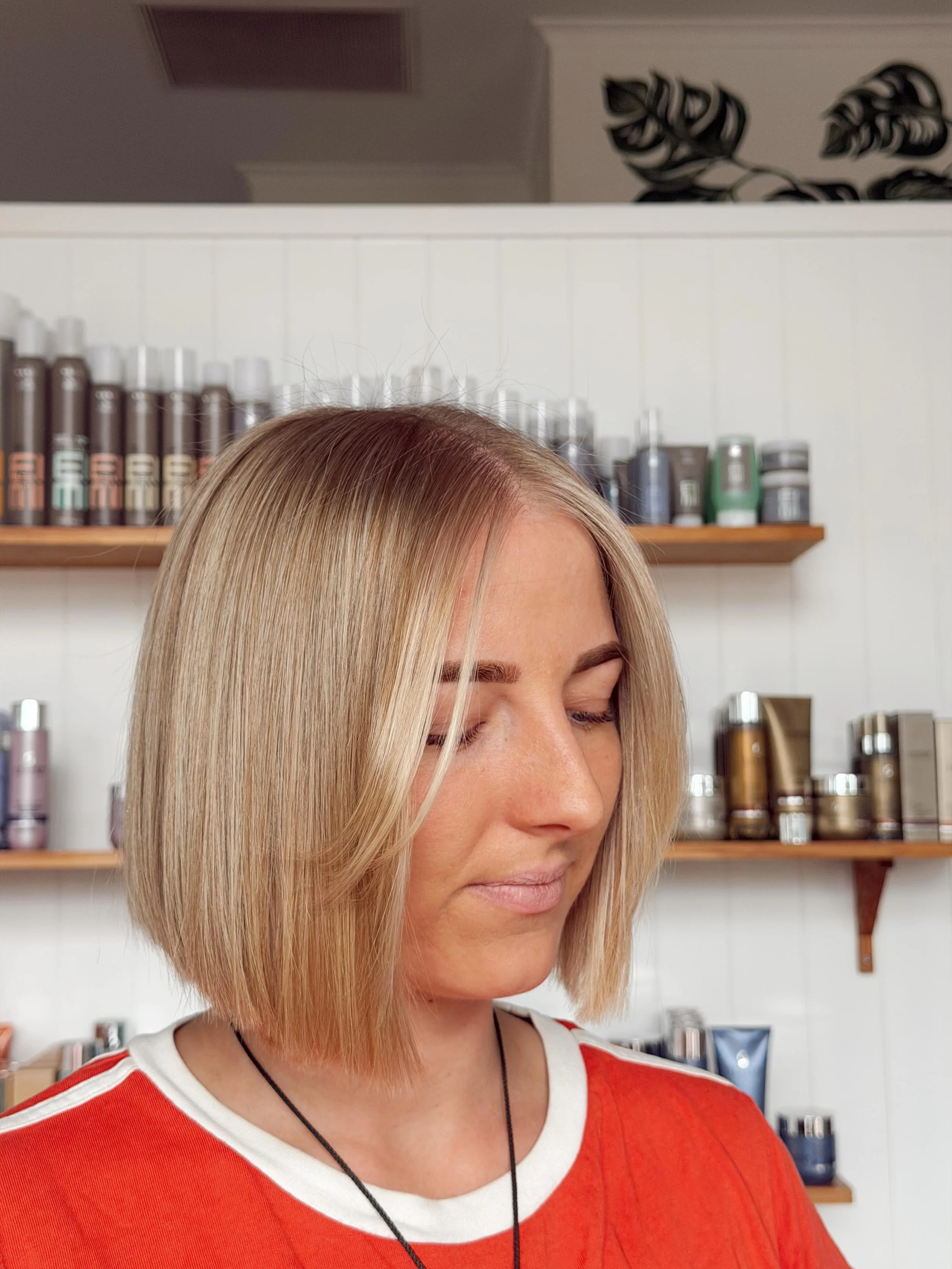 if your looking for a sign to cut your bob&hellip; this is it 🤩 #blonde #hairdresser #blondebob