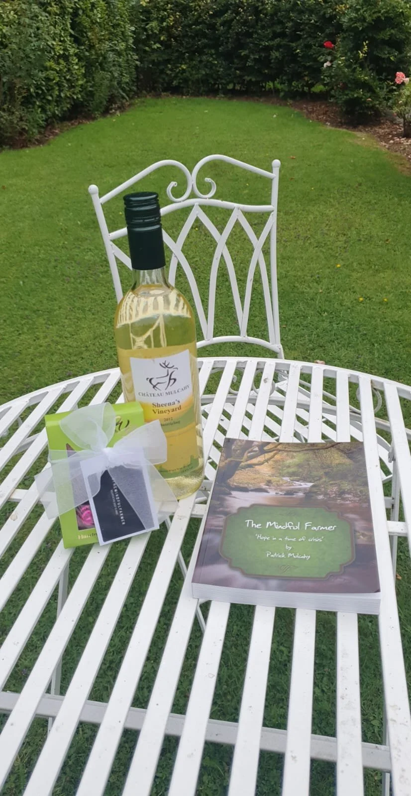The Mindful Farmer Gift Box including Book, White Wine & Chocolates