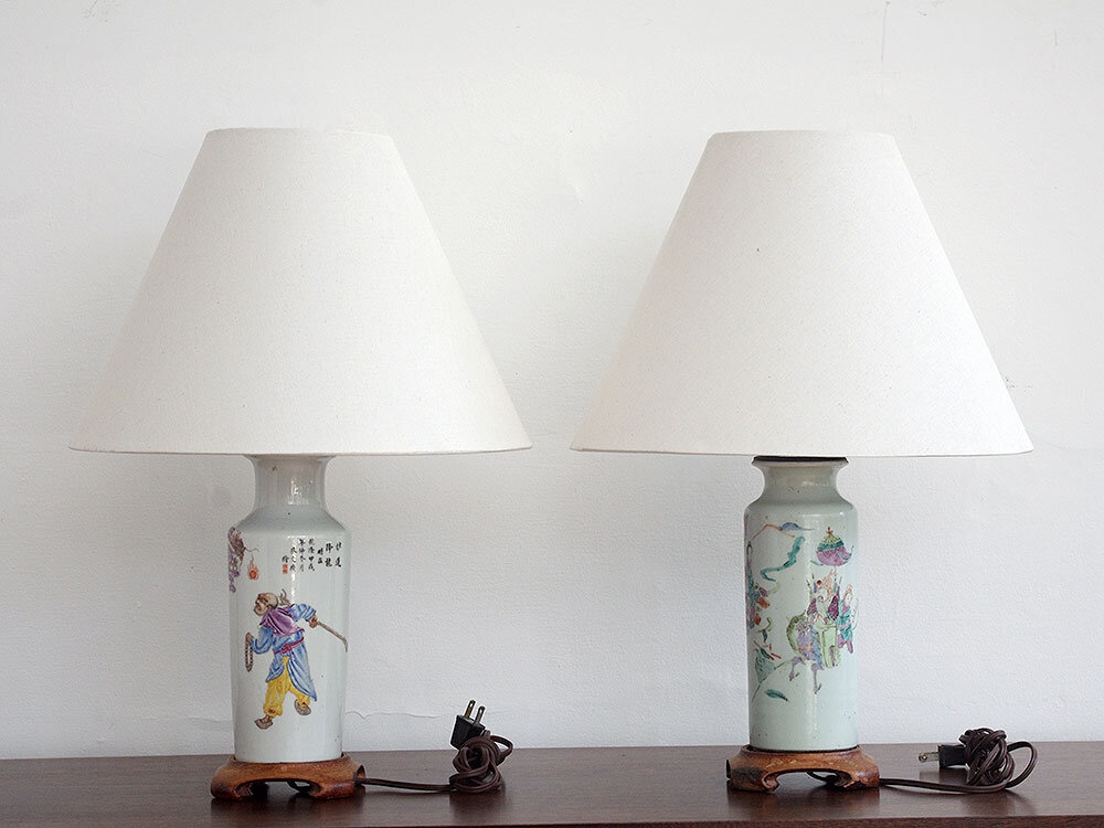 Pair of Chinese Lamps