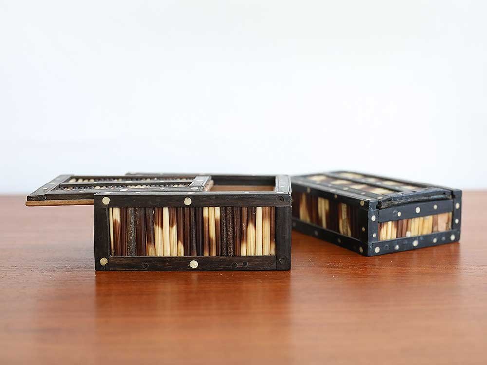 Victorian Porcupine Quill Boxes